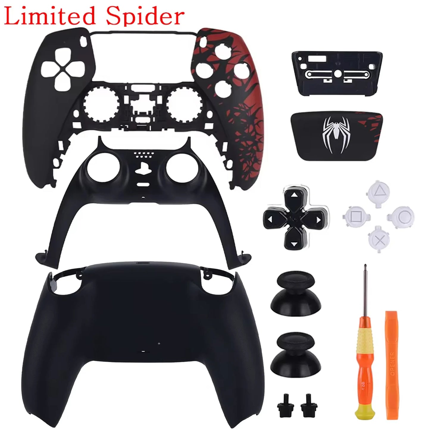 Cover Limitata PS5 Controller – Full Shell + Touchpad + Tutorial (BDM-010/050)