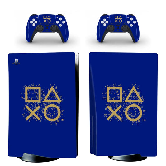 Days of Play Design PS5 Disc Skin Sticker Decal Cover for Console Controller PS5 Standard Disk Skin Sticker Vinyl