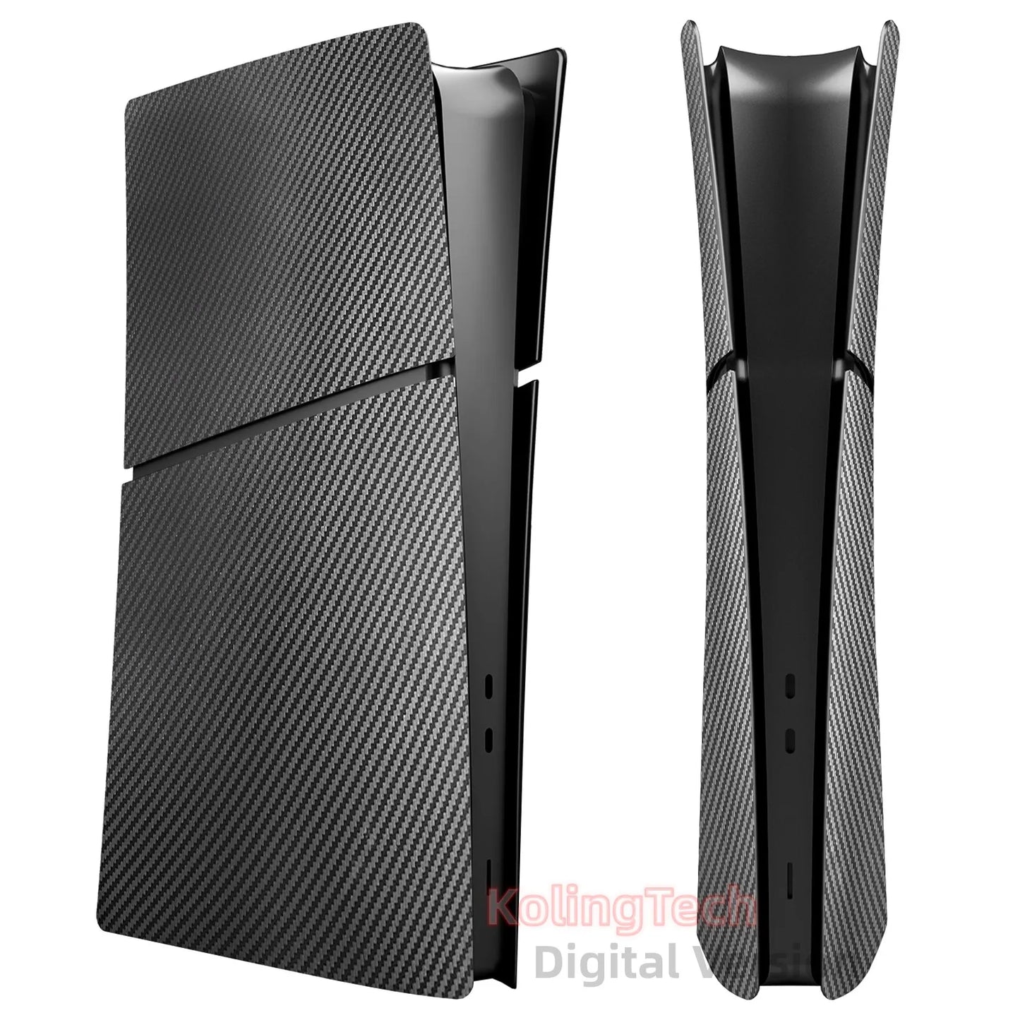 PlayWrap Kit Custom Carbone Case shel PS5 standard Scocca Frontale & Posteriore