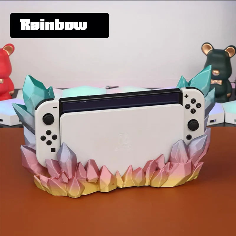 Custodia Cristallo Sfumato  per Base di Ricarica Nintendo Switch & Switch OLED – Protezione Trasparente con Stile Unico