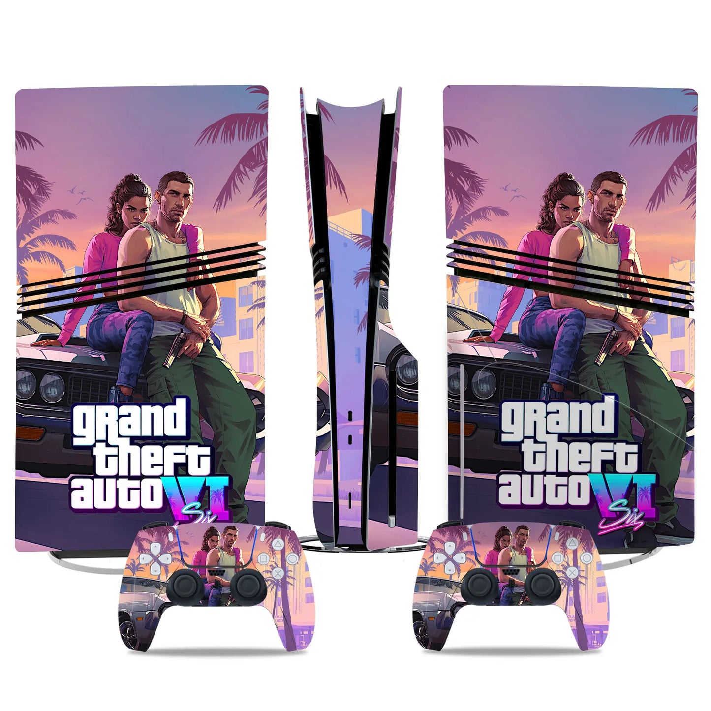PlayWrap Kit Protezione Skin GTA PS5 Pro Disc