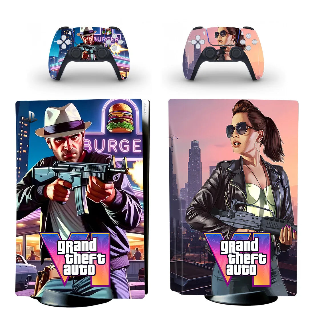PlayWrap Kit protezione vinile skin GTA PS5 Disc