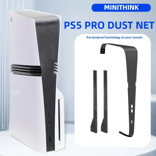 Filtro Antipolvere PS5 Pro – Rete Lavabile con 6 Tappi di Protezione | Accessorio Anti-Pelucchi per Console