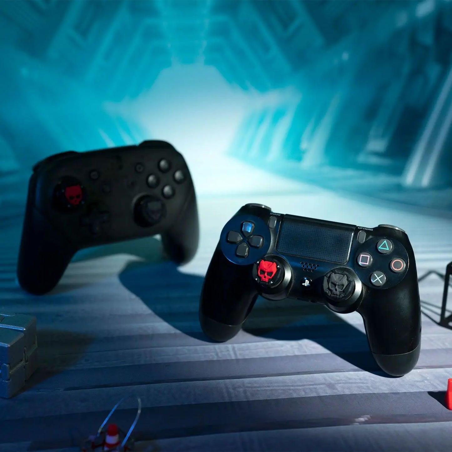 Cover Skull in Silicone per Thumbstick – Grip Joystick per PS5, PS4, PS3, Xbox, Switch