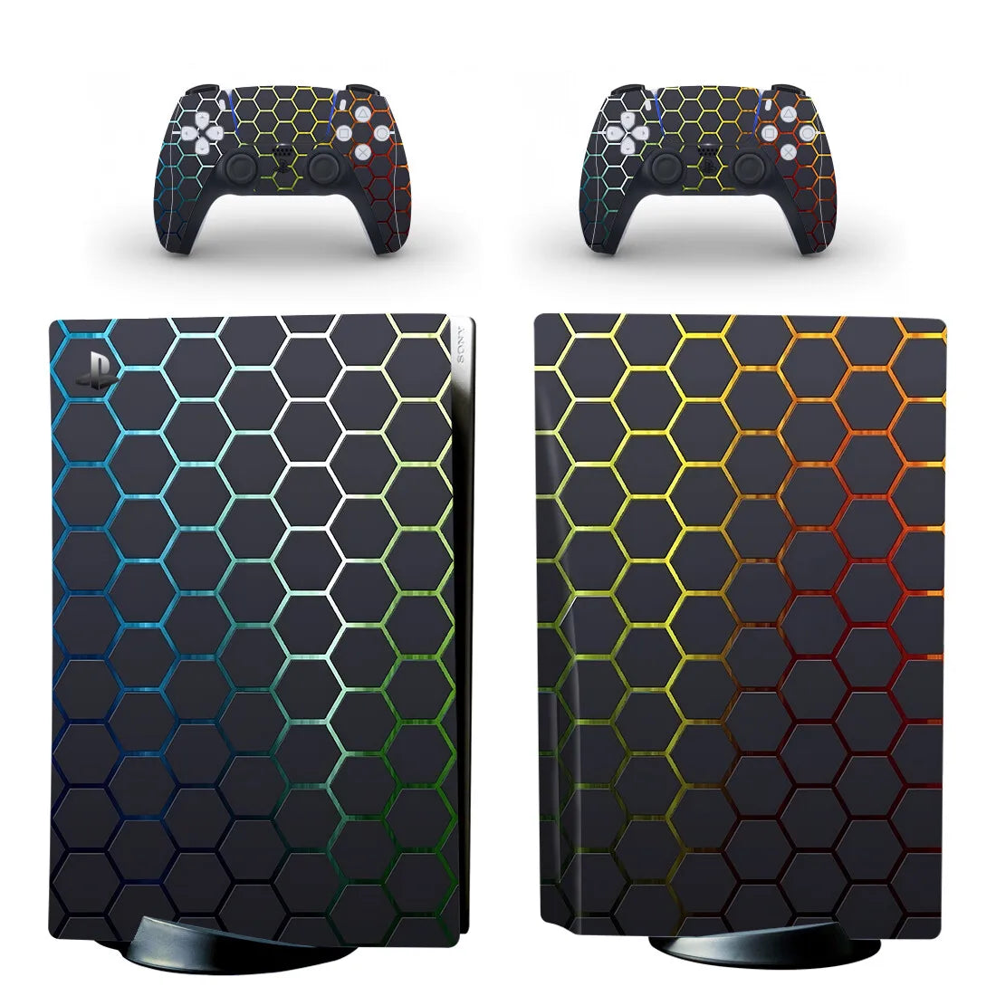 Days of Play Design PS5 Disc Skin Sticker Decal Cover for Console Controller PS5 Standard Disk Skin Sticker Vinyl