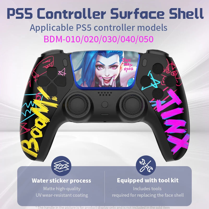 Cover Tematica per Controller PS5 | Call of Duty, Spider-Man, Hatsune, Joker – Compatibile con Tutti i Modelli DualSense