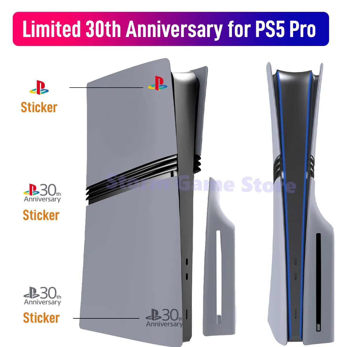 Custom Case Limited 30th Anniversary PS5 Pro Faceplate