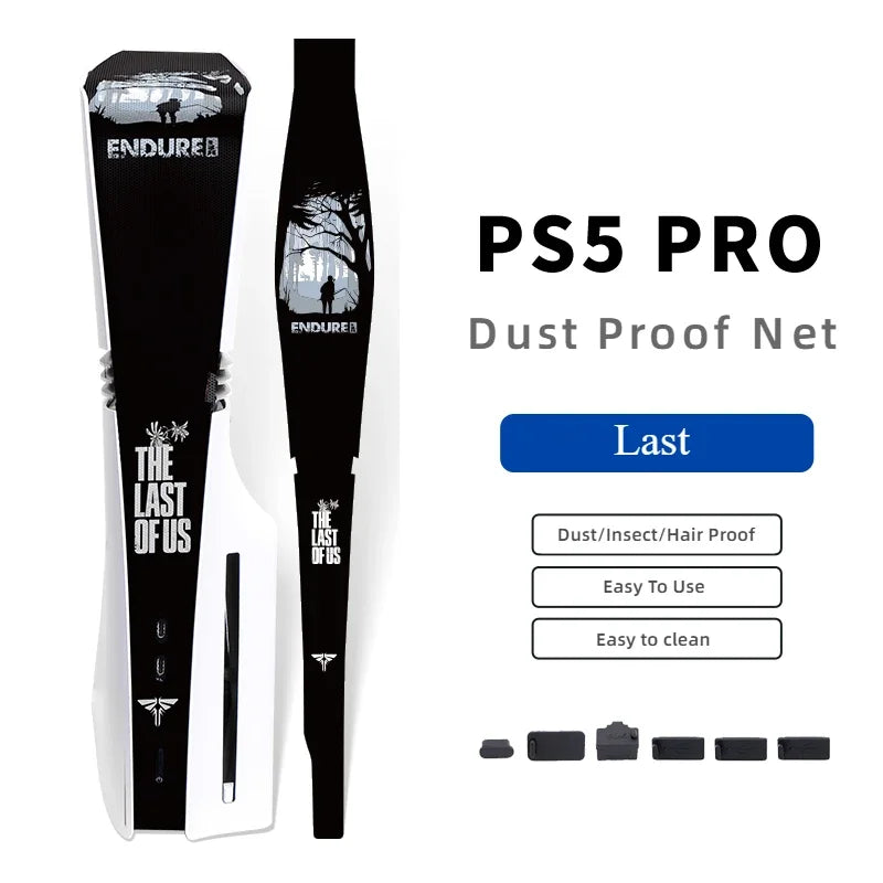 Rete Antipolvere PS5 PRO – Protezione Completa Console | Kit Tappi Inclusi