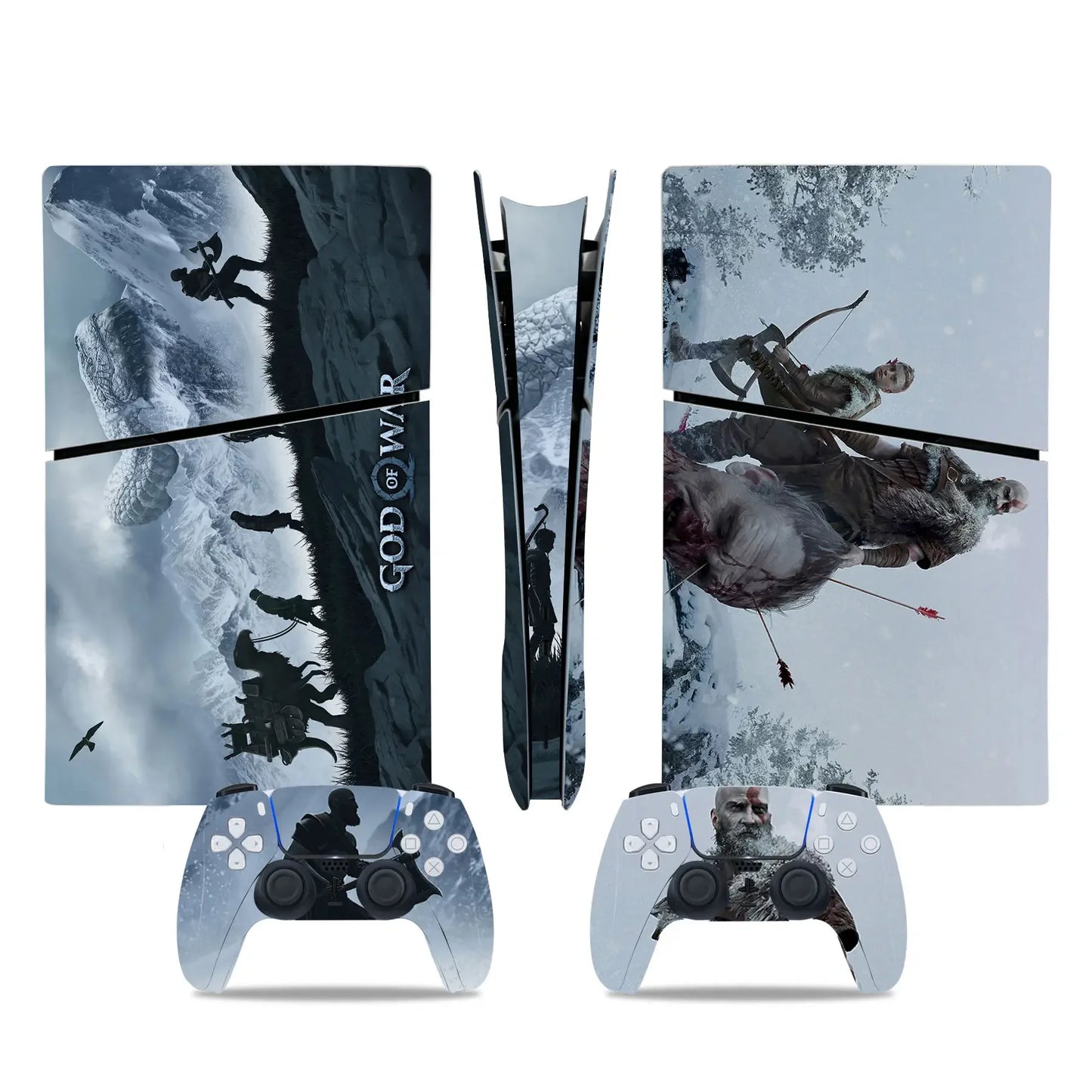 PlayWrap Kit Protezione Skin God of War PS5 Slim Digital