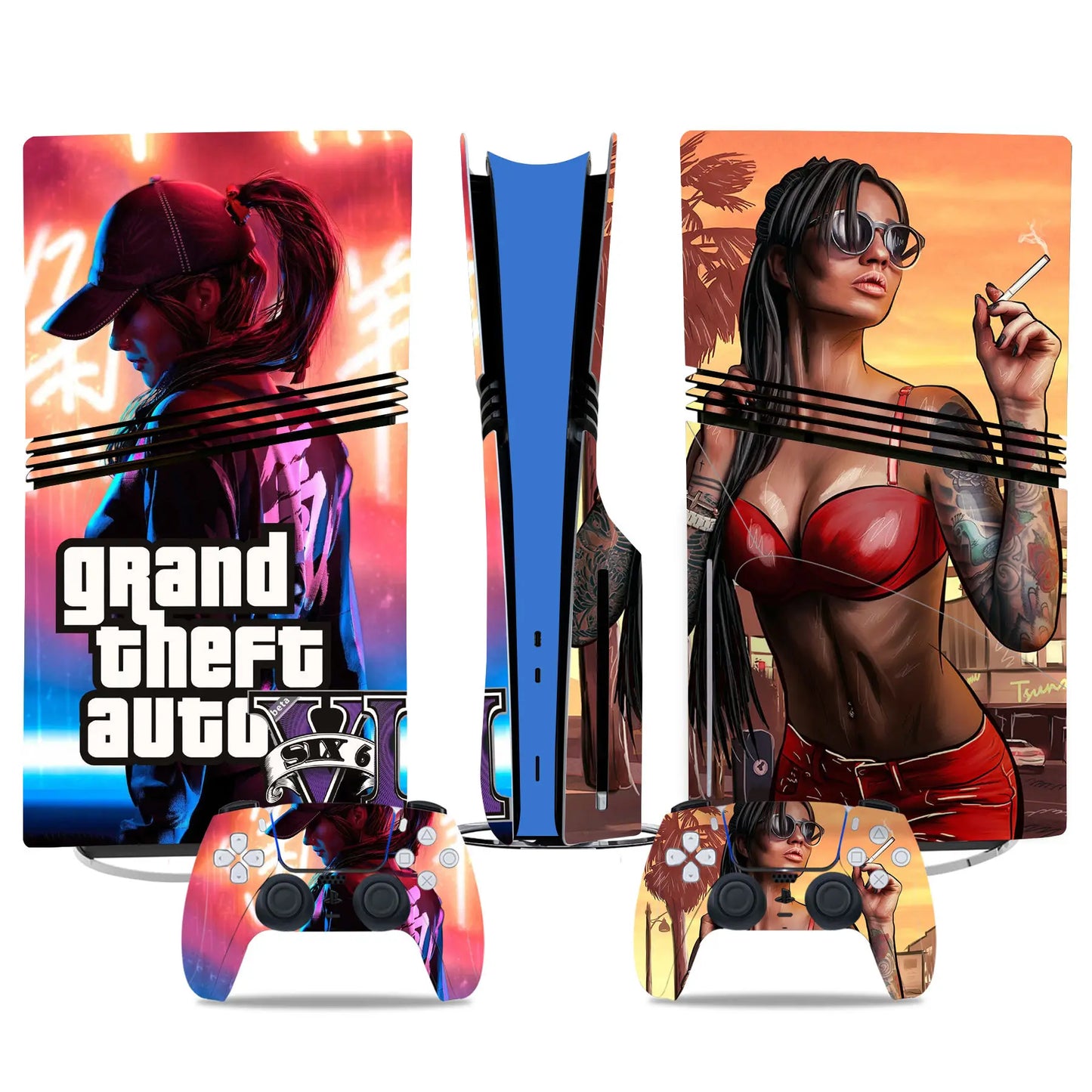 PlayWrap Kit Protezione Skin GTA PS5 Pro Disc
