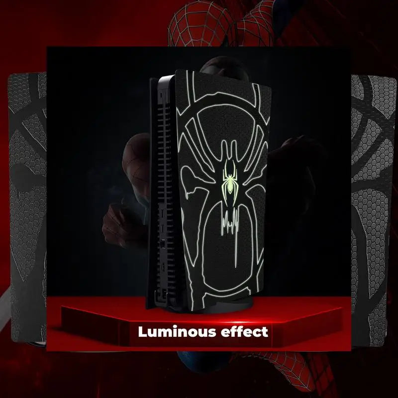 Limited Edition cover Laterali Spider Design PS5 Disc/ Digital Editon completo di Tutorial Montaggio