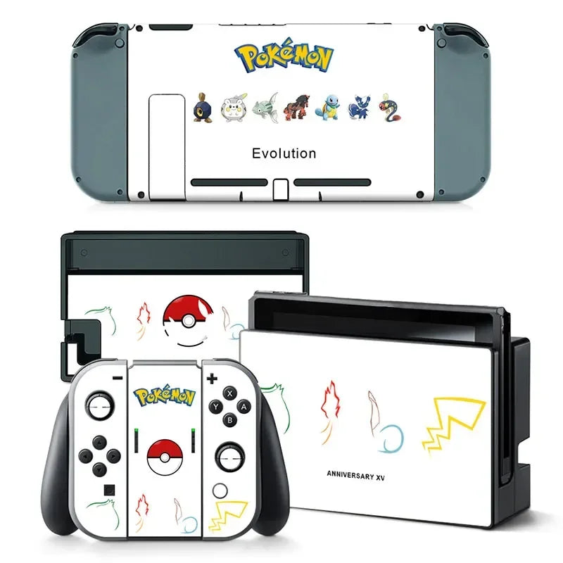 PlayWrap Kit Protezione Skin Collezione Pokemon Nintendo Switch