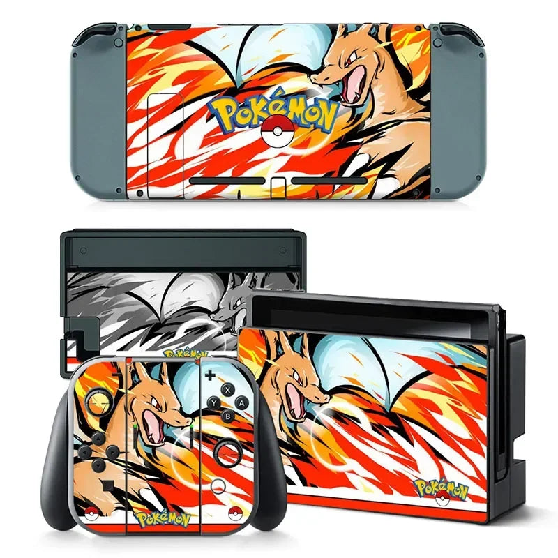 PlayWrap Kit Protezione Skin Collezione Pokemon Nintendo Switch