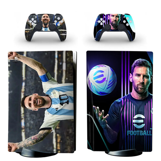 PlayWrap Kit protezione vinile skin Messi PS5 Disc