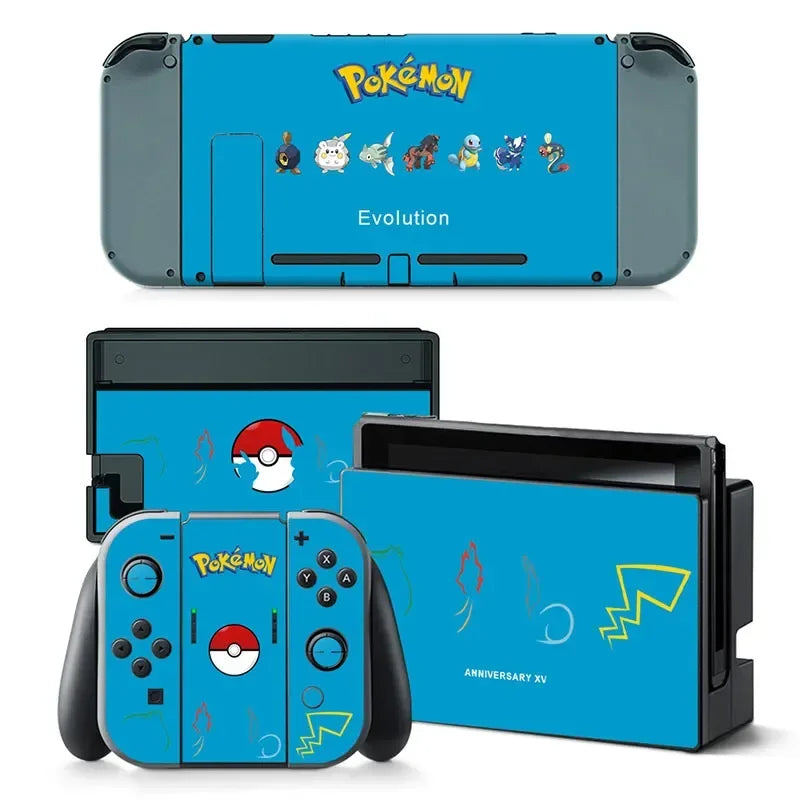 PlayWrap Kit Protezione Skin Collezione Pokemon Nintendo Switch